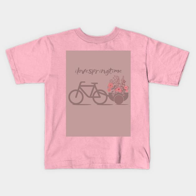 Ilovespringtime Kids T-Shirt by Prince